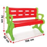 PILSAN gyerek pad, műanyag, kültéri 70kg-ig PIROS/Zöld