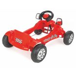 PILSAN HERBY pedálos kisautó gokart PIROS