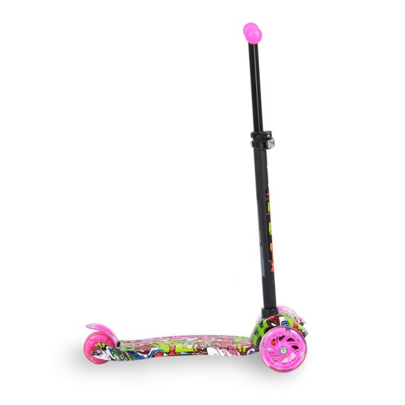 BYOX Rapture roller elöl dupla kerekes pink