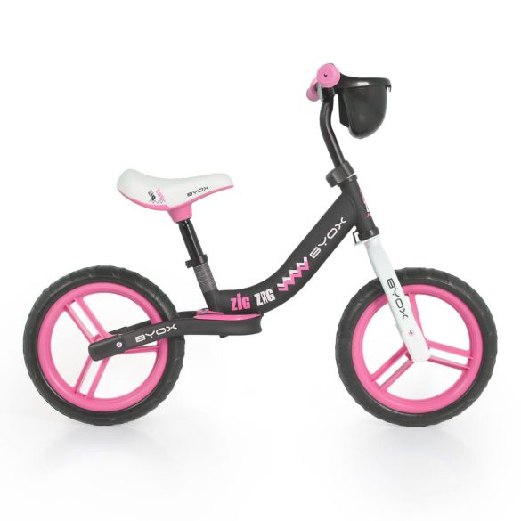 BYOX Zig zag futóbicikli pink