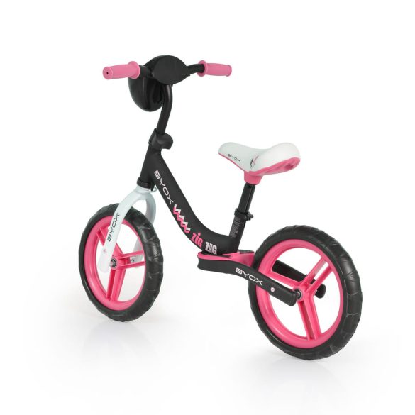 BYOX Zig zag futóbicikli pink