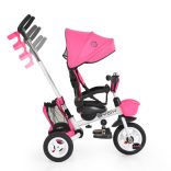 BYOX Flexy lux tricikli szülőkaros pink