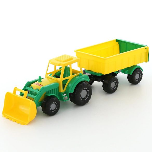 POLESIE traktor utánfutóval PIROS
