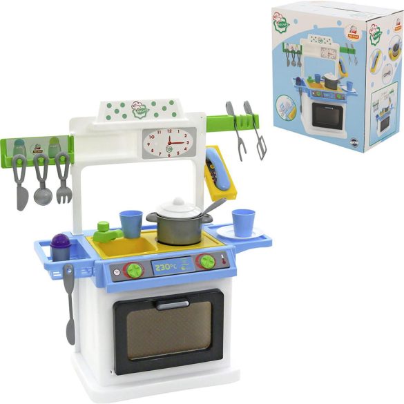 Polesie Toys  konyha natura sütővel, 57 cm FEHÉR