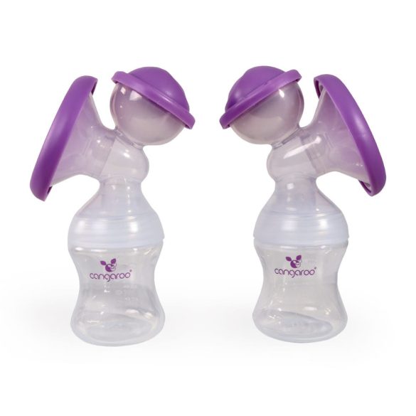 Cangaroo Elegance duo elektromos mellszívó 2 tartállyal fehér/lila