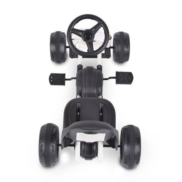 GOKART COLORADO pedálos kisautó FEHÉR
