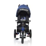 BYOX Tornado szülőkaros tricikli 25kg ig 360f forgatható skék