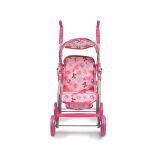 Moni Toys Flower g. játék babakocsi virágos