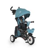 BYOX Flexy lux tricikli szülőkaros türkiz