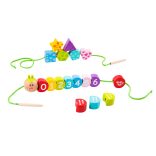 TOOKY Toy fajáték fűzős kukac