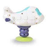 MONI TOYS műanyag kis repülő FEHÉR