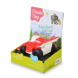 MONI TOYS műanyag F1 kisautó PIROS