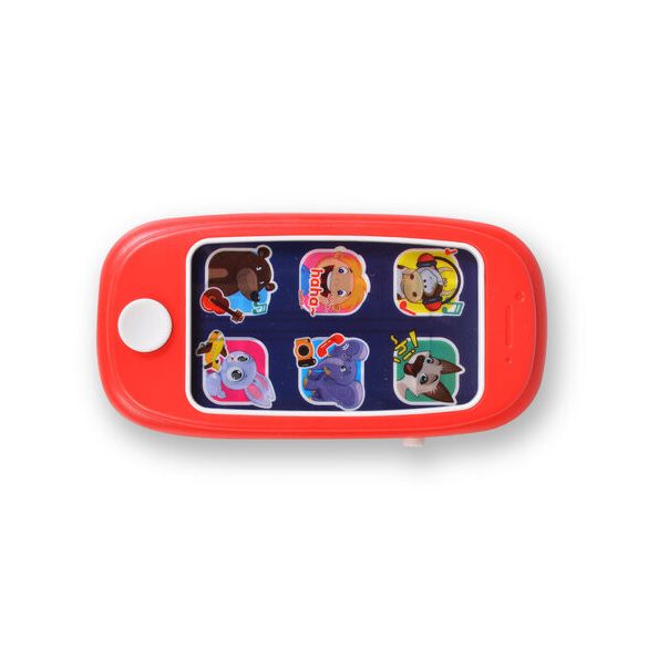 MONI TOYS műanyag okos telefon PIROS