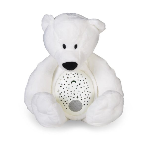 Moni Toys Lamp éjjeli lámpa maci plüss projector fehér