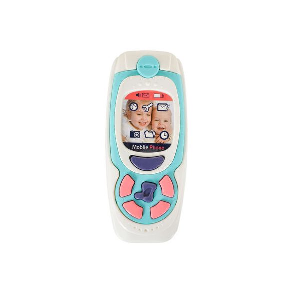 MONI TOYS műanyag baby telefon KÉK