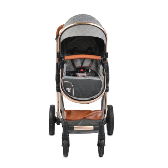 MONI Alma 0-15 kg babakocsi sport/mózes sötét szürke