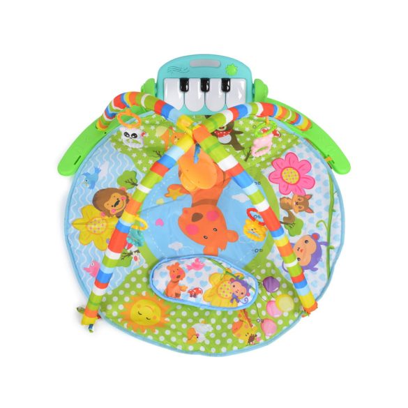 Baby piano játszószőnyeg zongorás fiú kék
