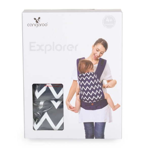 Cangaroo Explorer 2 pozíciós hordozó szürke