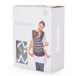 Cangaroo Explorer 2 pozíciós hordozó fekete