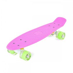 Gördeszka 22" SPICE LED 56x15 cm PINK