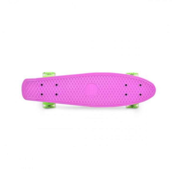 Gördeszka 22" SPICE LED 56x15 cm PINK