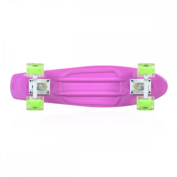 Gördeszka 22" SPICE LED 56x15 cm PINK
