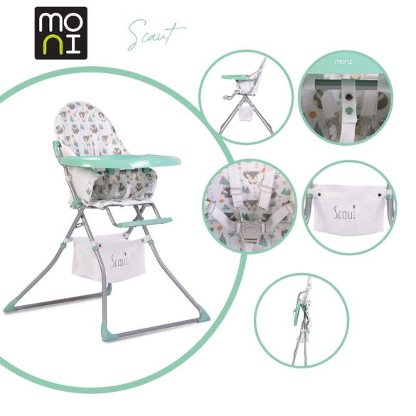 MONI Scaut etetőszék menta