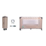 Cangaroo Africa 1 szintes utazóágy 14 kg-ig bézs