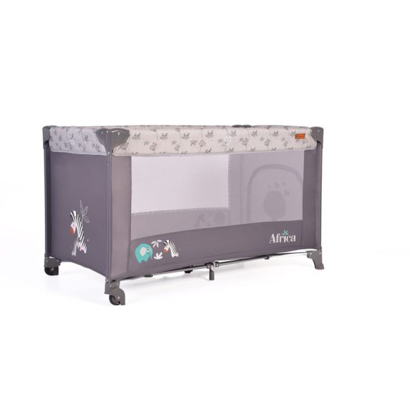 Cangaroo Africa 1 szintes utazóágy 14 kg-ig szürke