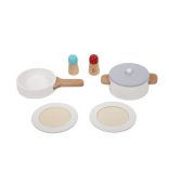 Moni Toys Fajáték fa kiskonyha 15db