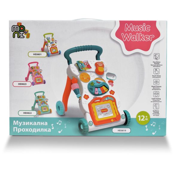 Moni Toys Dreams járássegítő műanyag 2in1 zöld
