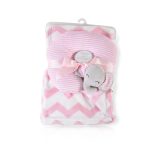 Cangaroo Sammy takaró párnával 90x75cm pink