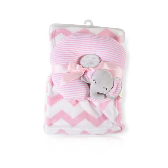 Cangaroo Sammy takaró párnával 90x75cm pink