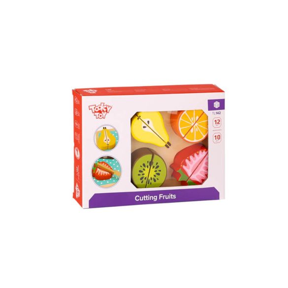 TOOKY Toy fa vágható gyümölcsök -10dbos
