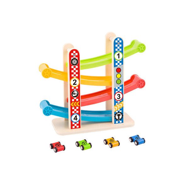 Tooky toy fa autópálya Sliding Tower 