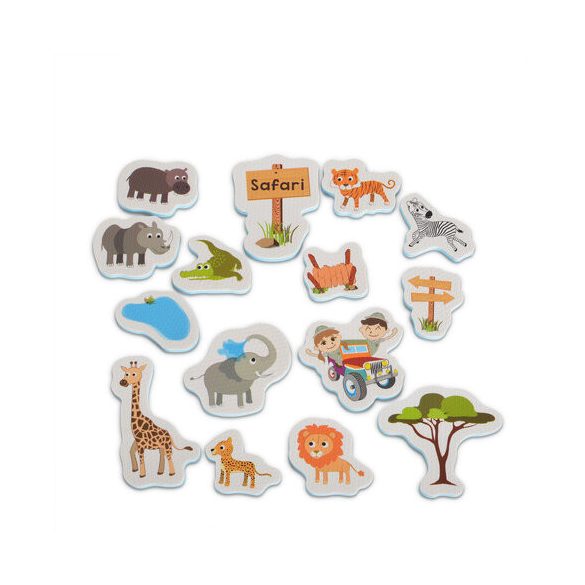 HABTAPI Sunta fürdőjáték puzzle Safari állatokkal
