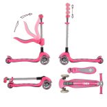 KIKI 2in1 Átalakítható roller PINK
