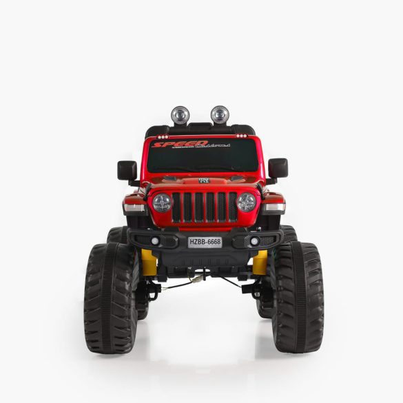 MONI BO fuego jeep 3 seb., 4 motoros 30 kg piros metál