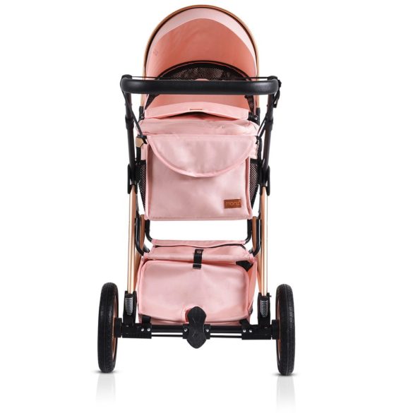 MONI Midas átalakítható sport/mózes babakocsi + táska, +fekvőbetét PINK