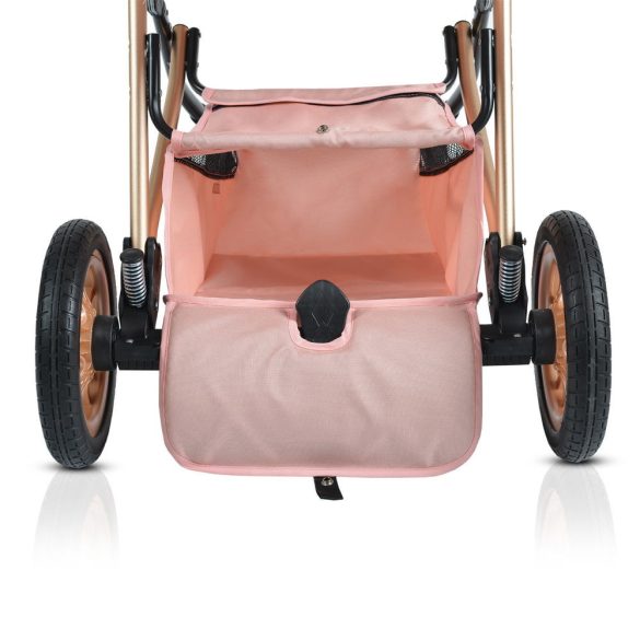 MONI Midas átalakítható sport/mózes babakocsi + táska, +fekvőbetét PINK