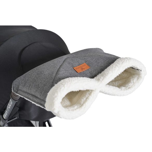 LUXE kézmelegítő babakocsira, muff SZÜRKE