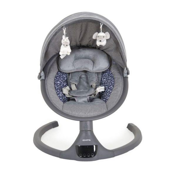 Iswing elektromos hinta, 9 kg, 5seb., szúnyoghálóval GRAFIT