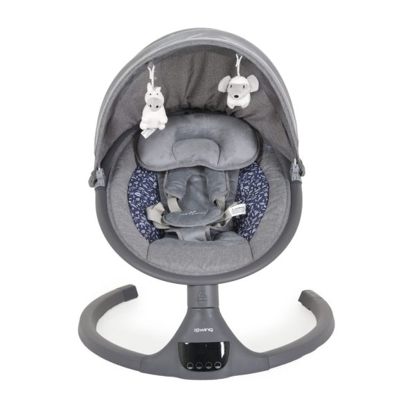 Iswing elektromos hinta, 9 kg, 5seb., szúnyoghálóval GRAFIT