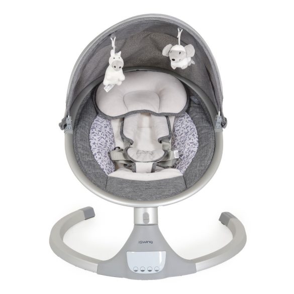 Iswing elektromos hinta, 9 kg, 5seb., szúnyoghálóval EZÜST