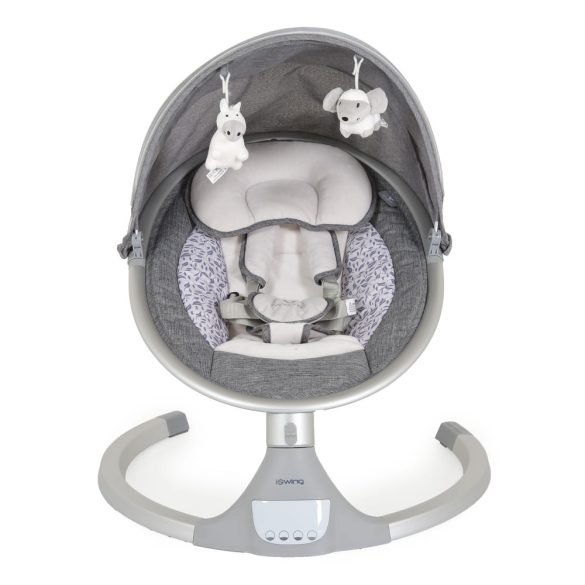 Iswing elektromos hinta, 9 kg, 5seb., szúnyoghálóval EZÜST