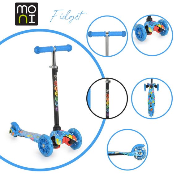 MONI Fidget roller kék