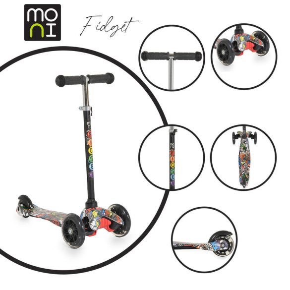 MONI Fidget roller fekete