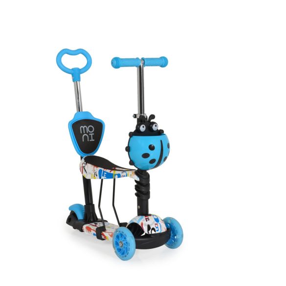 MONI Lollipop roller üléssel katicás kék