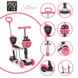 MONI Lollipop roller üléssel katicás piros