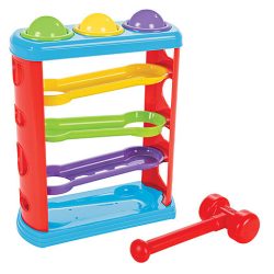 PILSAN Mini golyópálya 03351 műanyag színes, 3 golyóval
